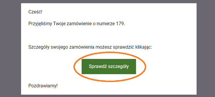Instrukcja jak opłacić zamówienie przez link potwierdzający. 1 image